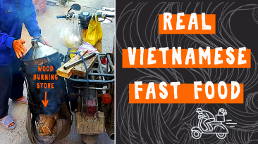 Vietnamese Food Sold from the Back of a Motorbike