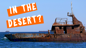 Shipwrecks in Mauritania - Sahara Desert